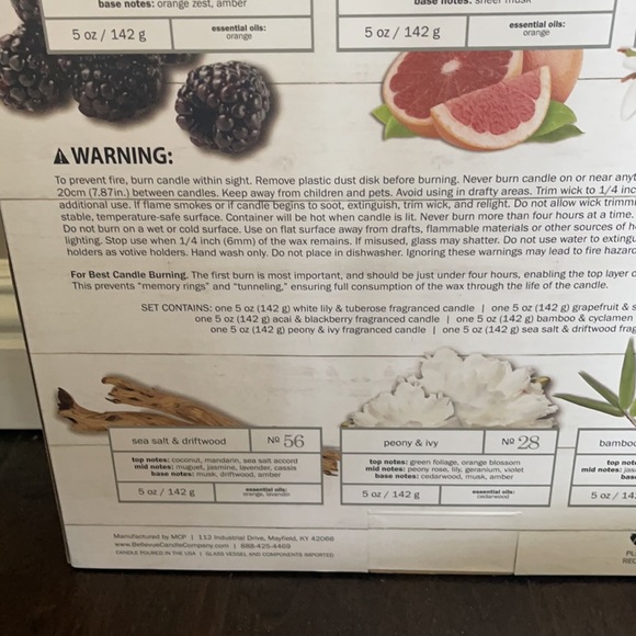 COPY - ❤️NEW!!❤️ 6️⃣ Pieces Luxury Candle Set. SOY Blend. - Picture 11 of 15